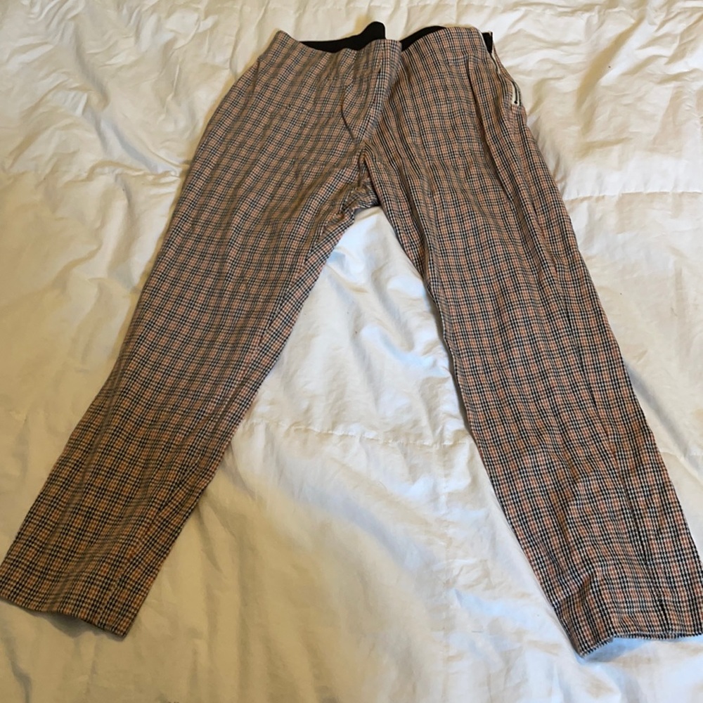 Plaid leggings